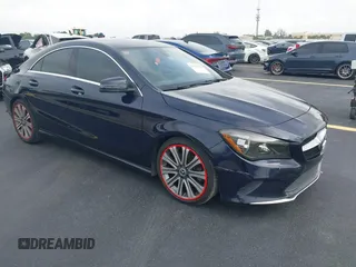 2018 Mercedes-Benz CLA 250 with VIN WDDSJ4EBXJN691975, listed as a IAAI auction lot 42423114 with 109,117 mi miles and . Bid and sale history available at DreamBid. Image 1.