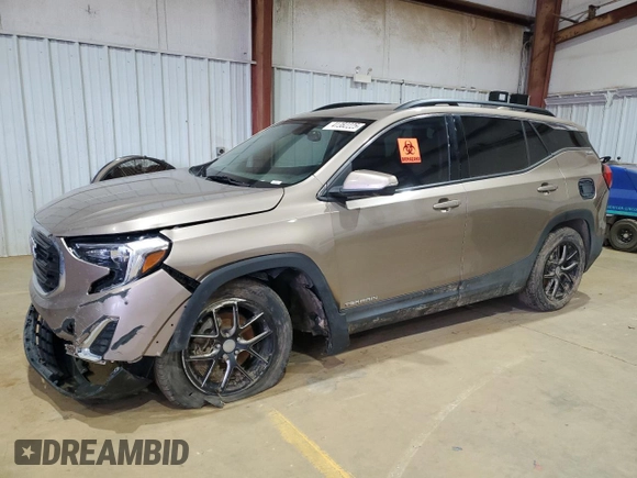 2018 GMC Terrain SLE with VIN 3GKALMEX5JL166435, listed as a Copart auction lot 41382225 with 115,746 mi miles and Salvage Title. Bid and sale history available at carsss.com. Image 1.