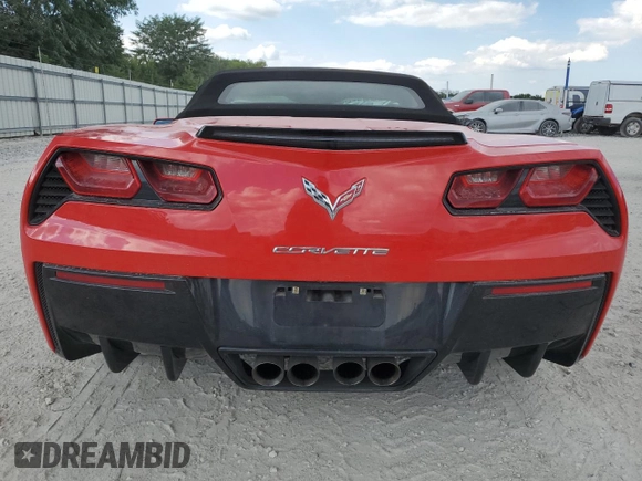 2015 Chevrolet Corvette 2LT with VIN 1G1YD3D72F5115347, listed as a Copart auction lot 58962664 with 51,066 mi miles and Clean Title. Bid and sale history available at carsss.com. Image 6.
