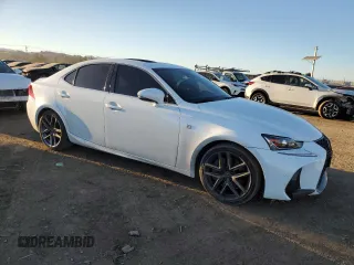 2020 Lexus IS 300 F Sport with VIN JTHGA1D20L5103213, listed as a Copart auction lot 89159195 with 42,803 mi miles and Salvage title. Bid and sale history available at DreamBid. Image 4.