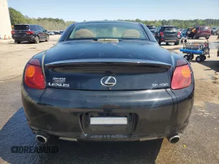 2003 Lexus SC 430 with VIN JTHFN48Y730047333, listed as a Copart auction lot 52112085 with 106,750 mi miles and Salvage title. Bid and sale history available at DreamBid. Image 6.
