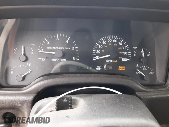 1998 Jeep Cherokee SE with VIN 1J4FT28S8WL219020, listed as a Copart auction lot 67757004 with 217,715 mi miles and Salvage Title. Bid and sale history available at carsss.com. Image 9.