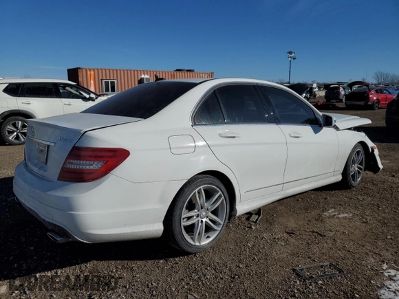 2013 Mercedes-Benz C 300 Sport with VIN WDDGF8AB5DA793569, listed as a Copart auction lot 42261825 with Not provided miles and Salvage title. Bid and sale history available at DreamBid. Image 3.