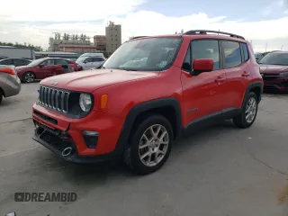 2019 Jeep Renegade Latitude with VIN ZACNJABB0KPK76034, listed as a Copart auction lot 58055495 with 29,331 mi miles and Salvage title. Bid and sale history available at DreamBid. Image 1.