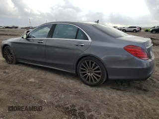 2017 Mercedes-Benz S 550 with VIN WDDUG8CB8HA339349, listed as a Copart auction lot 42814005 with 33,779 mi miles and Salvage Title. Bid and sale history available at carsss.com. Image 2.