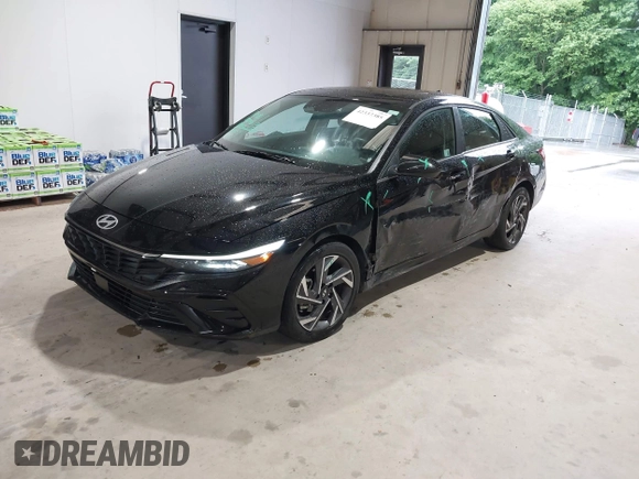 2024 Hyundai Elantra SEL with VIN KMHLS4DGXRU647500, listed as a IAAI auction lot 42337385 with 36,110 mi miles and . Bid and sale history available at DreamBid. Image 2.