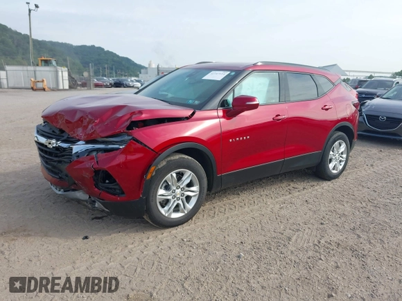 2021 Chevrolet Blazer LT with VIN 3GNKBHRS5MS520884, listed as a IAAI auction lot 42747114 with 21,018 mi miles and . Bid and sale history available at DreamBid. Image 17.