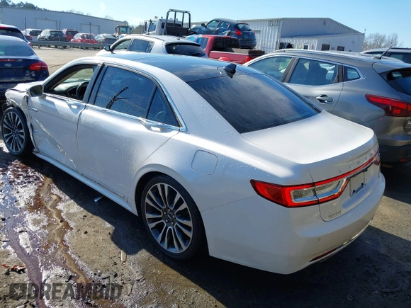 2018 Lincoln Continental Select with VIN 1LN6L9SK1J5601485, listed as a IAAI auction lot 41185264 with 53,351 mi miles. Bid and sale history available at carsss.com. Image 3.