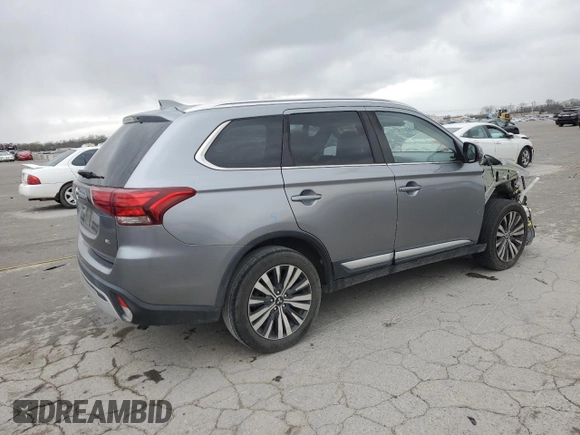 2020 Mitsubishi Outlander ES with VIN JA4AZ3A36LZ021000, listed as a Copart auction lot 49461295 with 77,570 mi miles and Salvage title. Bid and sale history available at DreamBid. Image 3.