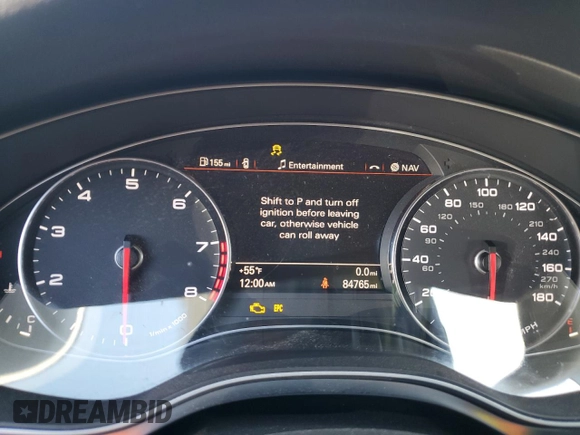 2014 Audi A7 Prestige z VIN WAU2GAFC1EN153053, wystawiony jako Copart lot #48345745 z przebiegiem 84 765 mil mil oraz Szkoda całkowita • Salvage title. Historia ofert i sprzedaży dostępna na DreamBid. Obrazek 9.