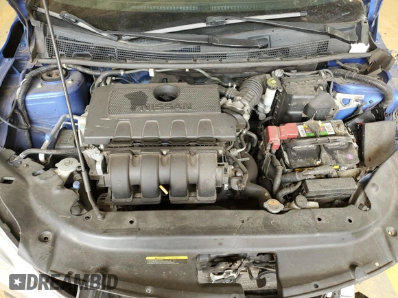 2015 Nissan Sentra S with VIN 3N1AB7AP2FY348161, listed as a Copart auction lot 48483665 with Not Provided miles and Salvage Title. Bid and sale history available at carsss.com. Image 12.