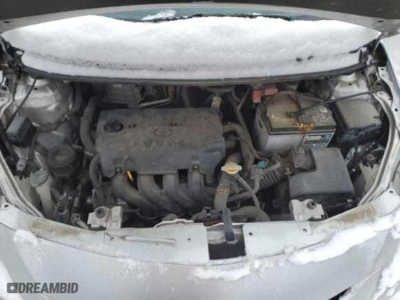 2011 Toyota Yaris with VIN JTDBT4K37B1401590, listed as a Copart auction lot 46142555 with 165,082 mi miles and Salvage Title. Bid and sale history available at carsss.com. Image 11.