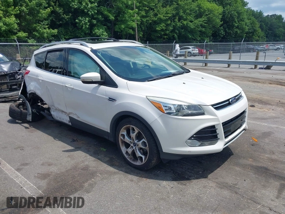 2016 Ford Escape Titanium with VIN 1FMCU9J90GUC48346, listed as a IAAI auction lot 42523307 with 114,265 mi miles and . Bid and sale history available at DreamBid. Image 1.