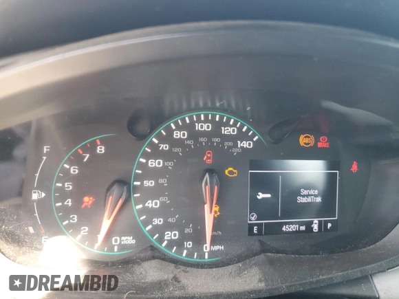 2020 Chevrolet Trax LS with VIN 3GNCJKSB3LL217061, listed as a Copart auction lot 54276875 with 45,201 mi miles and Clean title. Bid and sale history available at DreamBid. Image 9.