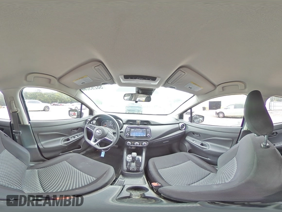 2021 Nissan Versa S with VIN 3N1CN8DVXML809648, listed as a Copart auction lot 58293085 with 62,622 mi miles and Salvage title. Bid and sale history available at DreamBid. Image 14.