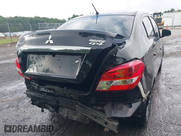 2019 Mitsubishi Mirage ES z VIN ML32F3FJ1KHF17276, wystawiony jako IAAI lot #42382799 z przebiegiem 87 753 mil mil oraz . Historia ofert i sprzedaży dostępna na DreamBid. Obrazek 6.