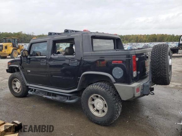 2006 Hummer H2 with VIN 5GRGN22U76H100682, listed as a Copart auction lot 78807814 with 238,798 mi miles and Salvage Title. Bid and sale history available at carsss.com. Image 2.