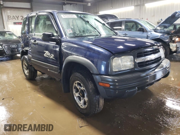 2001 Chevrolet Tracker ZR2 z VIN 2CNBJ734316948149, wystawiony jako Copart lot #47033505 z przebiegiem 136 903 mil mil oraz Szkoda całkowita • Salvage title. Historia ofert i sprzedaży dostępna na DreamBid. Obrazek 4.