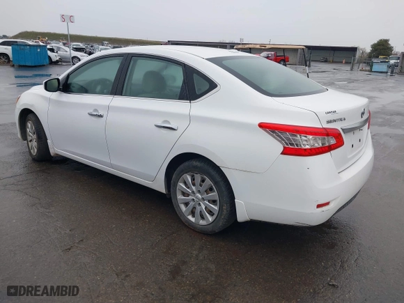 2015 Nissan Sentra S with VIN 3N1AB7AP8FY287754, listed as a IAAI auction lot 41489384 with 146,145 mi miles. Bid and sale history available at carsss.com. Image 3.