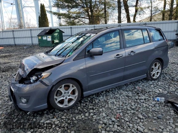 2009 Mazda 5 Sport with VIN JM1CR29L090358157, listed as a Copart auction lot 87040574 with 197,223 mi miles and Salvage title. Bid and sale history available at DreamBid. Image 1.