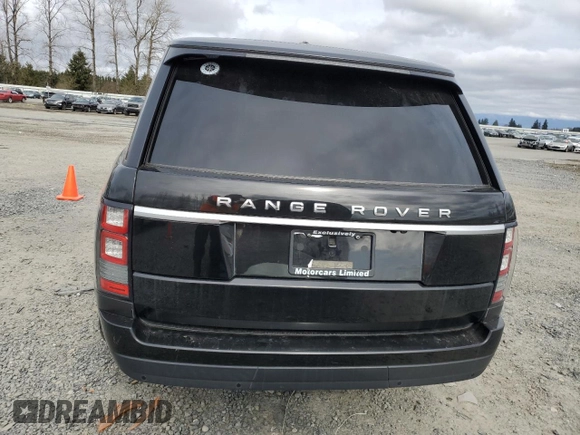 2014 Land Rover Range Rover Supercharged with VIN SALGS3TF7EA193753, listed as a Copart auction lot 48205405 with 122,881 mi miles and Clean title. Bid and sale history available at DreamBid. Image 6.