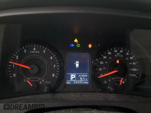 2015 Toyota Sienna LE AAS with VIN 5TDKK3DC5FS553953, listed as a Copart auction lot 47983395 with 64,830 mi miles and Salvage Title. Bid and sale history available at DreamBid. Image 9.