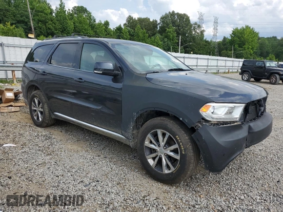 2016 Dodge Durango Limited with VIN 1C4RDJDG0GC424652, listed as a Copart auction lot 59841835 with 162,560 mi miles and Salvage title. Bid and sale history available at DreamBid. Image 4.