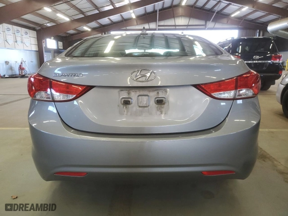 2012 Hyundai Elantra GLS PZEV with VIN KMHDH4AE7CU258259, listed as a Copart auction lot 50125935 with 154,437 mi miles and Salvage Title. Bid and sale history available at carsss.com. Image 6.