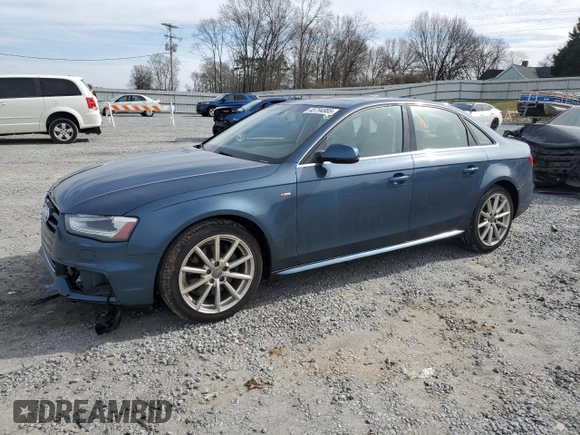 2015 Audi A4 Premium Plus with VIN WAUFFAFL7FN020965, listed as a Copart auction lot 45794985 with 136,897 mi miles and Salvage Title. Bid and sale history available at carsss.com. Image 1.