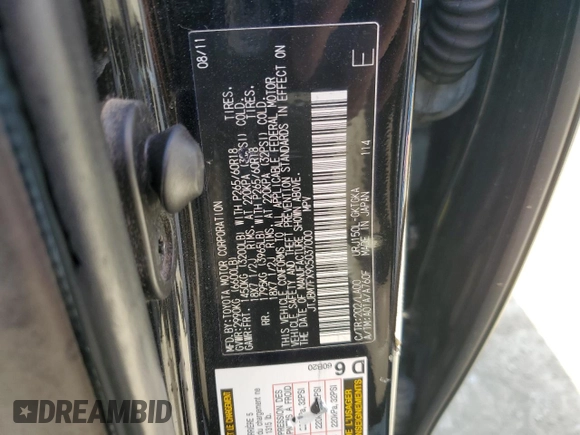 2012 Lexus GX 460 с VIN JTJBM7FX9C5037000, выставлен на аукционе Copart как лот 54923315 с пробегом 152 361 миль миль и Списание • Salvage title. История ставок и продаж доступна на DreamBid. Изображение 13.