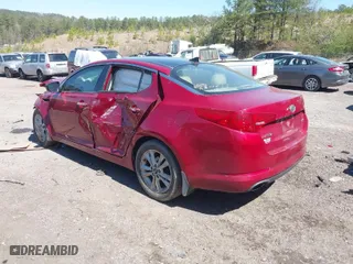 2011 Kia Optima EX with VIN KNAGN4A74B5109910, listed as a IAAI auction lot 41856472 with 212,227 mi miles. Bid and sale history available at carsss.com. Image 3.