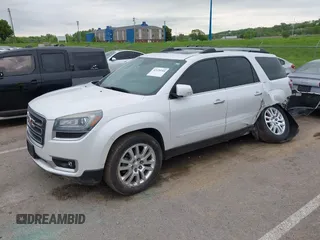 2016 GMC Acadia SLT with VIN 1GKKRRKD7GJ115142, listed as a IAAI auction lot 42129244 with 173,905 mi miles. Bid and sale history available at carsss.com. Image 2.