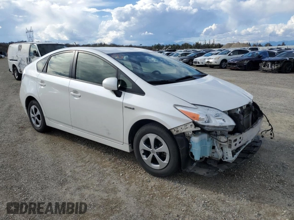2014 Toyota Prius Four with VIN JTDKN3DU0E0378741, listed as a Copart auction lot 46109845 with 166,455 mi miles and Salvage Title. Bid and sale history available at carsss.com. Image 4.