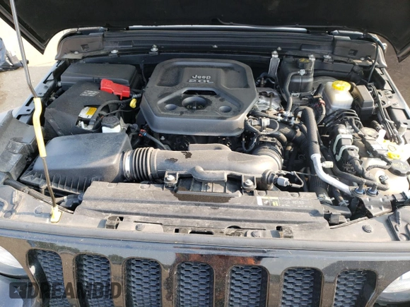 2018 Jeep Wrangler Sport with VIN 1C4GJXAN5JW180105, listed as a Copart auction lot 59057745 with 57,310 mi miles and Salvage title. Bid and sale history available at DreamBid. Image 12.