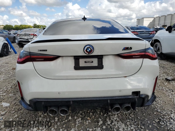 2023 BMW M4 Competition xDrive with VIN WBS43AZ07PCM93498, listed as a Copart auction lot 77186764 with 36,427 mi miles and Non Repairable. Bid and sale history available at carsss.com. Image 6.