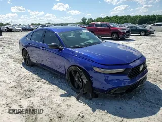 2024 Honda Accord Sport-L with VIN 1HGCY2F76RA067572, listed as a Copart auction lot 58105405 with 22,098 mi miles and Salvage title. Bid and sale history available at DreamBid. Image 13.