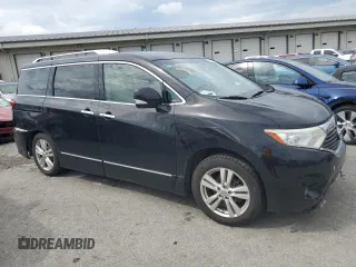 2011 Nissan Quest S with VIN JN8AE2KP9B9009391, listed as a Copart auction lot 71608444 with 87,421 mi miles and Salvage Title. Bid and sale history available at carsss.com. Image 4.