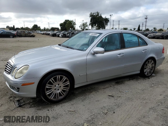 2007 Mercedes-Benz E 550 with VIN WDBUF72X87B020870, listed as a Copart auction lot 78302684 with 222,043 mi miles and Clean Title. Bid and sale history available at DreamBid. Image 1.