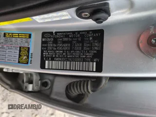 2010 Hyundai Veracruz Limited with VIN KM8NUDCC7AU100853, listed as a Copart auction lot 49406495 with 101,499 mi miles and Salvage title. Bid and sale history available at DreamBid. Image 12.