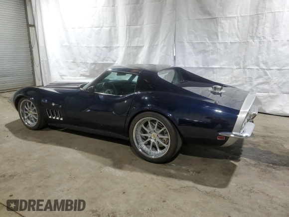 1969 Chevrolet Corvette z VIN 194379S737278, wystawiony jako Copart lot #72564564 z przebiegiem 6 063 mil mil oraz Czysty tytuł • Clean title. Historia ofert i sprzedaży dostępna na DreamBid. Obrazek 2.