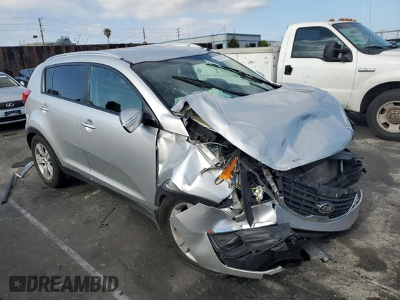 2011 Kia Sportage LX with VIN KNDPB3A22B7086903, listed as a Copart auction lot 55425925 with Not Provided miles and Salvage Title. Bid and sale history available at carsss.com. Image 4.