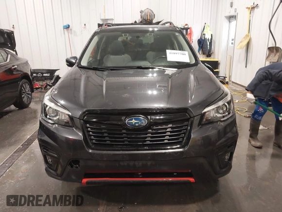 2019 Subaru Forester Sport with VIN JF2SKAPCXKH575981, listed as a IAAI auction lot 41897700 with 60,322 mi miles. Bid and sale history available at carsss.com. Image 12.