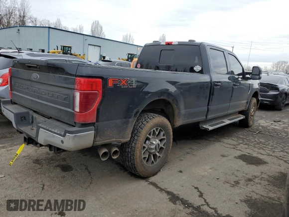 2020 Ford F-350 XL with VIN 1FT8W3BT1LEC65463, listed as a Copart auction lot 46183245 with 86,284 mi miles and Salvage title. Bid and sale history available at DreamBid. Image 3.