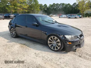 2008 BMW 3 Series M3 with VIN WBSVA93528E041123, listed as a Copart auction lot 70813694 with 127,460 mi miles and Salvage title. Bid and sale history available at DreamBid. Image 4.