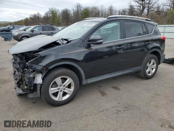 2013 Toyota RAV4 XLE with VIN 2T3RFREVXDW122896, listed as a Copart auction lot 54869835 with 158,649 mi miles and Salvage Title. Bid and sale history available at carsss.com. Image 1.