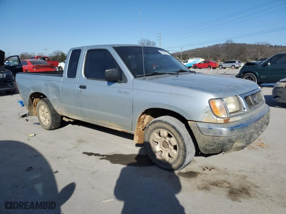 2000 Nissan Frontier 2WD XE with VIN 1N6DD26S0YC401257, listed as a Copart auction lot 46165235 with 369,884 mi miles and Salvage Title. Bid and sale history available at carsss.com. Image 4.