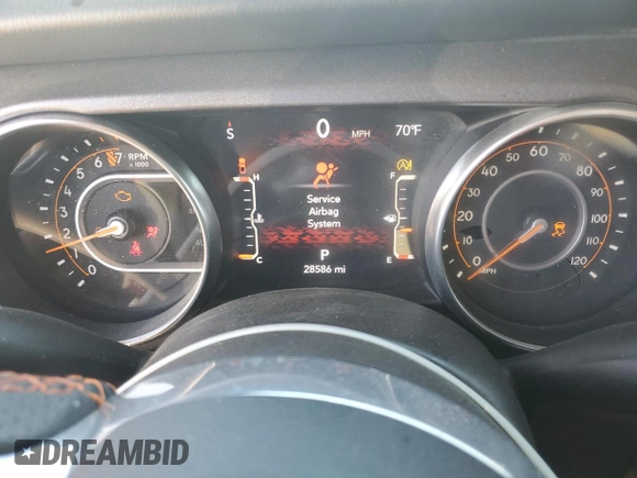 2023 Jeep Gladiator Mojave with VIN 1C6JJTEGXPL547222, listed as a Copart auction lot 52143545 with 28,586 mi miles and Salvage title. Bid and sale history available at DreamBid. Image 9.