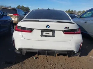2024 BMW M3 Competition xDrive with VIN WBS43AY01RFS56024, listed as a IAAI auction lot 41339517 with 8,182 mi miles and . Bid and sale history available at DreamBid. Image 16.