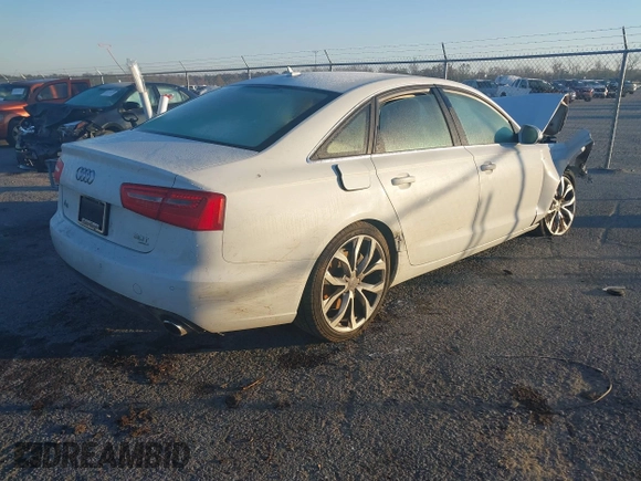 2013 Audi A6 Premium Plus z VIN WAUGGAFC6DN080377, wystawiony jako IAAI lot #41132555 z przebiegiem Nie podano mil oraz . Historia ofert i sprzedaży dostępna na DreamBid. Obrazek 4.