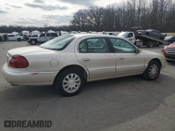 2001 Lincoln Continental z VIN 1LNHM97V71Y711352, wystawiony jako Copart lot #46235305 z przebiegiem 122 786 mil mil oraz Szkoda całkowita • Salvage title. Historia ofert i sprzedaży dostępna na DreamBid. Obrazek 3.